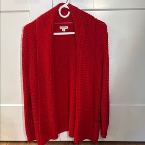 Merona Long Sleeve Sweater. Oversized. Large. Red
